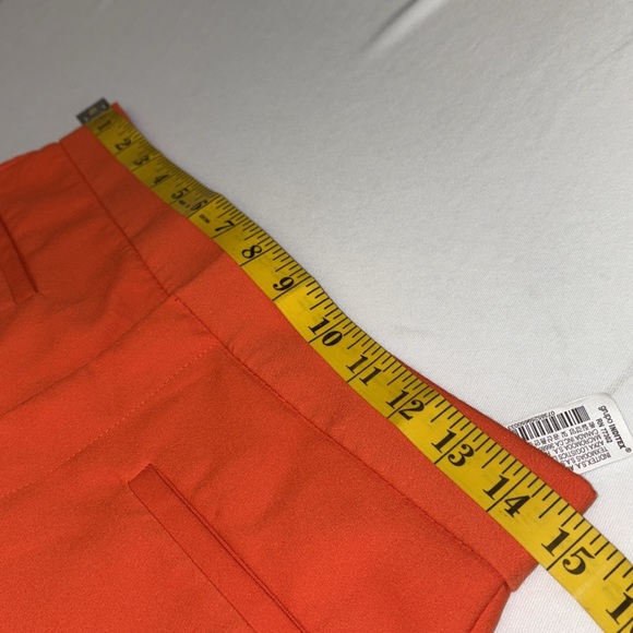 Zara pants straight leg ankle length button/zip closure Size Medium NWT - Picture 4 of 11